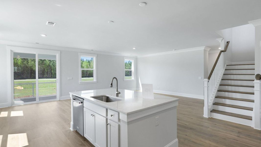 Furnished interior view inside a new home in Berkeley Bay, Ridgeville (Image 5).