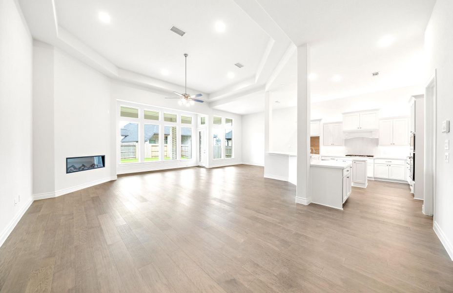 Spacious, unfurnished interior of a new home in Audubon 60′, Magnolia (Image 38).