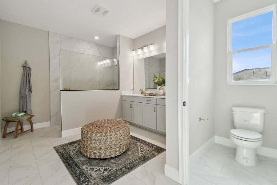 Furnished interior view inside a new home in Tamarack at Two Rivers, Zephyrhills (Image 15). Furnished interior view inside a new home in Tamarack at Two Rivers, Zephyrhills (Image 15).