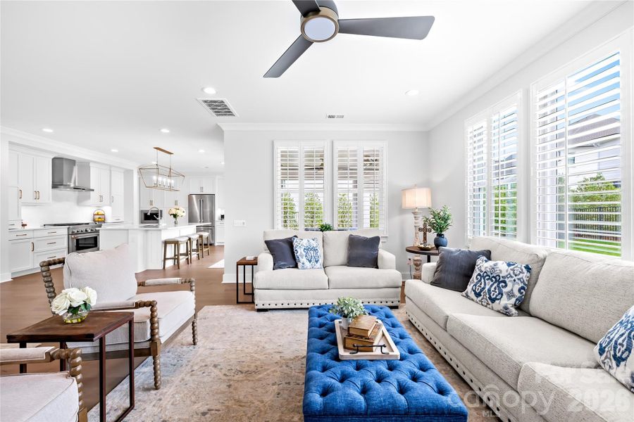 Furnished interior view inside a new home in , Fort Mill (Image 14).