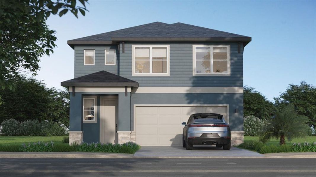 One or more photos are virtually staged.**One or more photos are virtually staged.Rendering, not actual photo”Or “Alternate elevation—consult listing for true build.