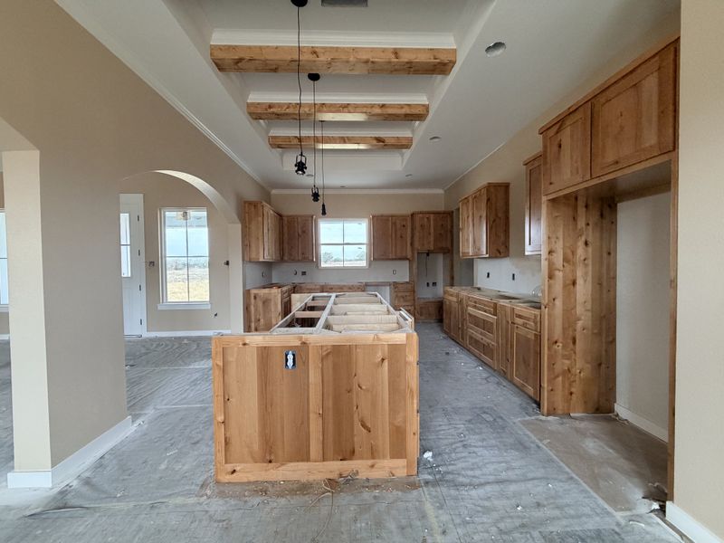 In-progress construction of a new home in Oak Water Ranch, Granbury, TX (Image 13).