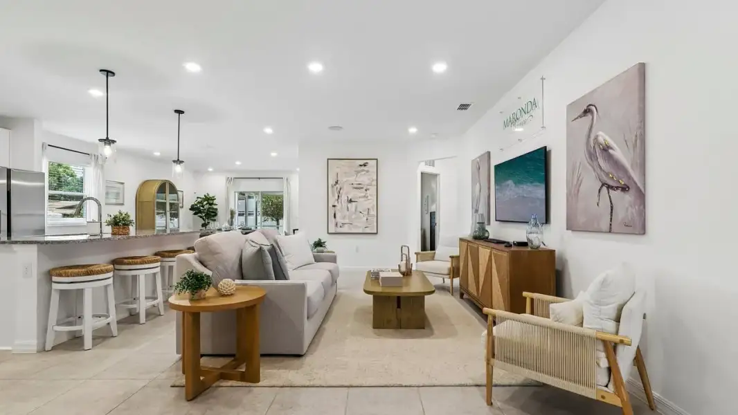 Representative furnished interior of a home built from the Maple by Maronda Homes in Cassie Oaks, Jacksonville (Image 11).