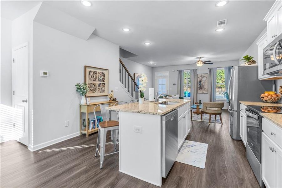 Furnished interior view inside a new home in , Lawrenceville (Image 4).