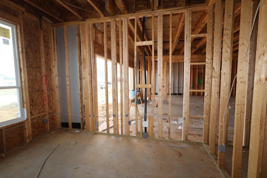 In-progress construction of a new home in Dunham Pointe, Cypress, TX (Image 13).