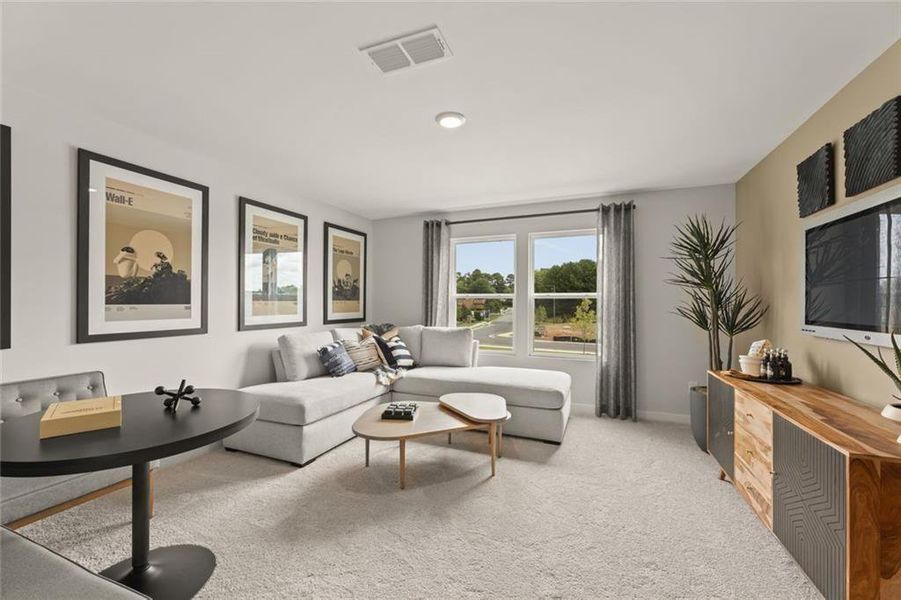 Furnished interior view inside a new home in Oak Grove Glen, Snellville (Image 20).