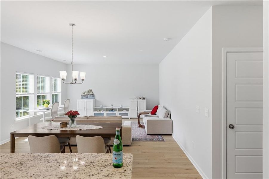 Furnished interior view inside a new home in , Bloomingdale (Image 16).