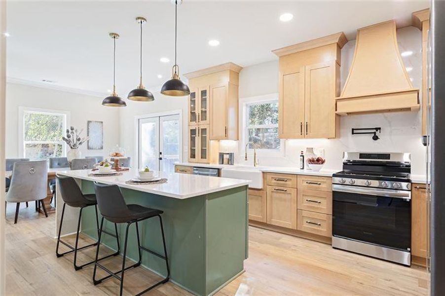 Furnished interior view inside a new home in , Decatur (Image 17).