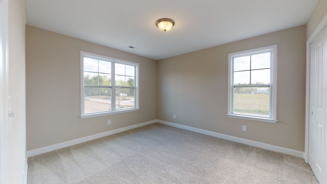 Representative unfurnished interior of a home built from the Ryder by Bill Clark Homes in Arbor Hills South II, Greenville (Image 33). Representative unfurnished interior of a home built from the Ryder by Bill Clark Homes in Arbor Hills South II, Greenville (Image 33).