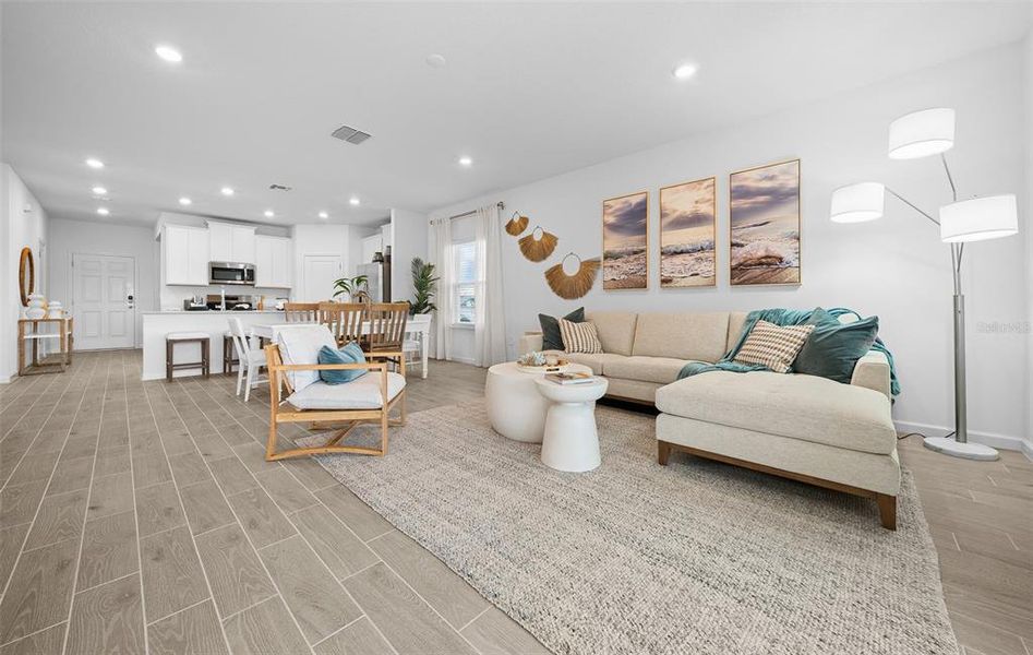 Furnished interior view inside a new home in Trailhead Landing, Alachua (Image 28).