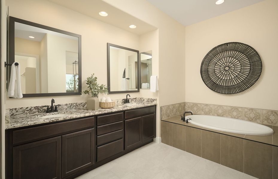 Representative furnished interior of a home built from the Cesena by Pulte Homes in Saguaro Reserve - Majesty, Marana (Image 15). Representative furnished interior of a home built from the Cesena by Pulte Homes in Saguaro Reserve - Majesty, Marana (Image 15).