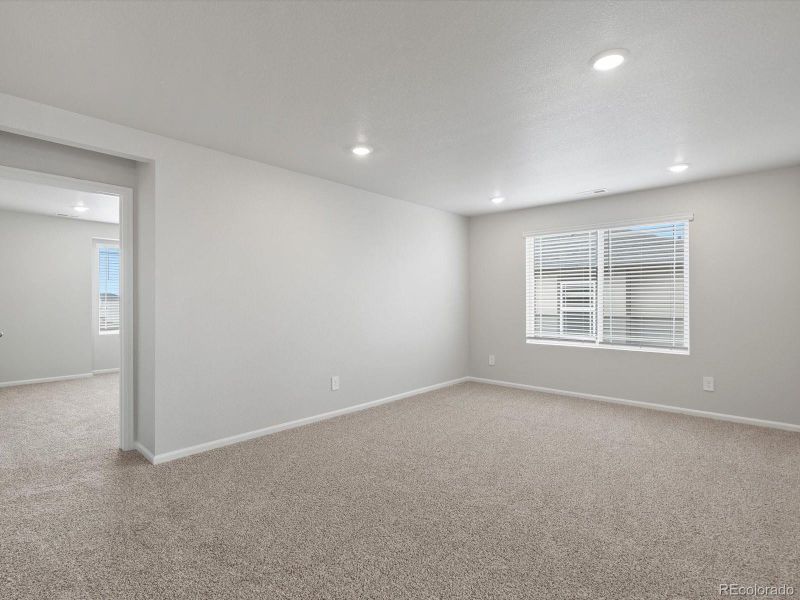 Spacious, unfurnished interior of a new home in Buffalo Highlands: The Canyon Collection, Commerce City (Image 30). Spacious, unfurnished interior of a new home in Buffalo Highlands: The Canyon Collection, Commerce City (Image 30).