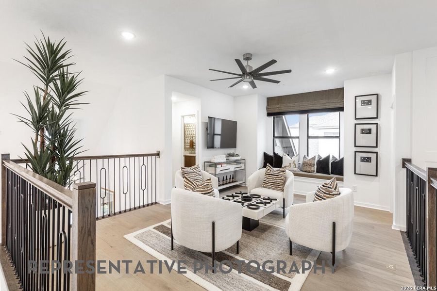 Furnished interior view inside a new home in Esperanza, Boerne (Image 5).
