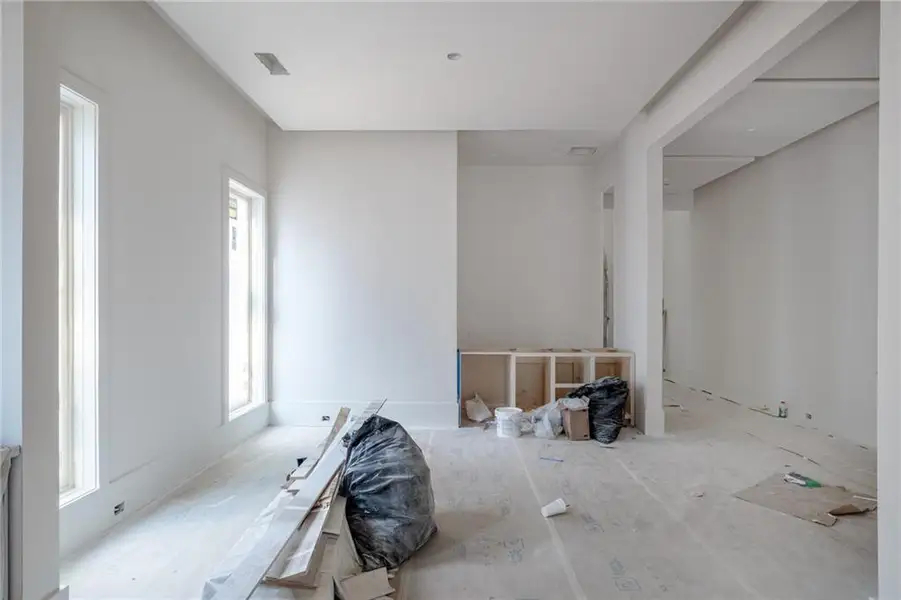 In-progress construction of a new home in , Brookhaven, GA (Image 18).