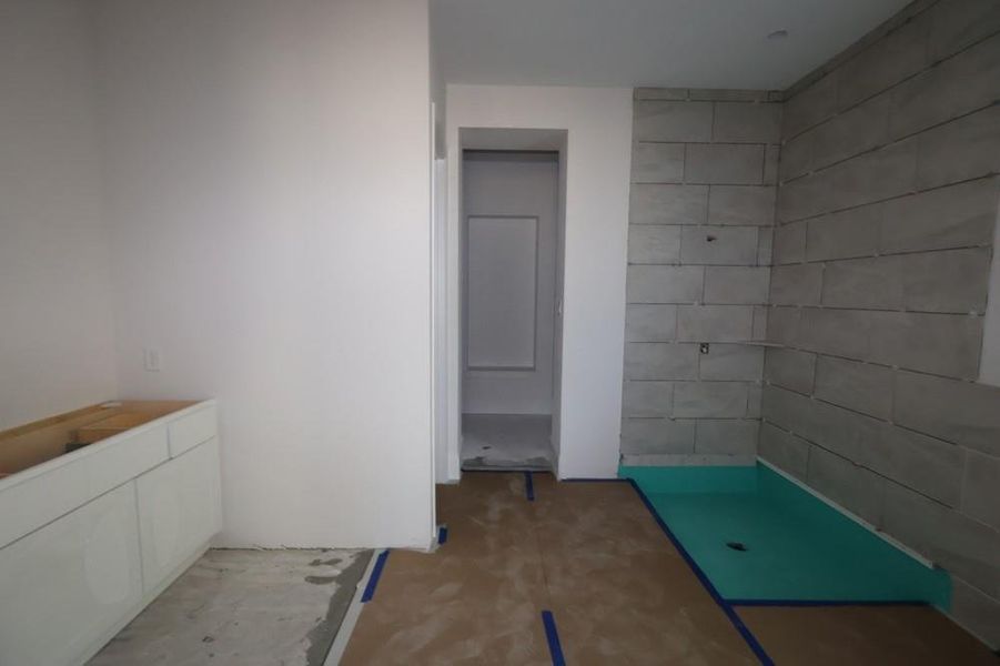 In-progress construction of a new home in The Woodlands Hills 70’, Willis, TX (Image 8).