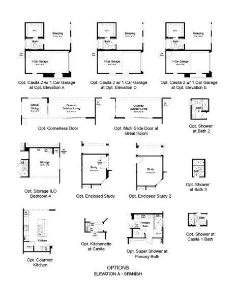 2D floor plan layout of this home in Allen Ranches, Litchfield Park, AZ (Image 4).