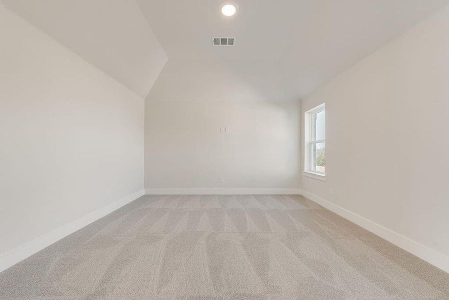 Spacious, unfurnished interior of a new home in Trails at Cottonwood Creek, Rowlett (Image 24). Spacious, unfurnished interior of a new home in Trails at Cottonwood Creek, Rowlett (Image 24).