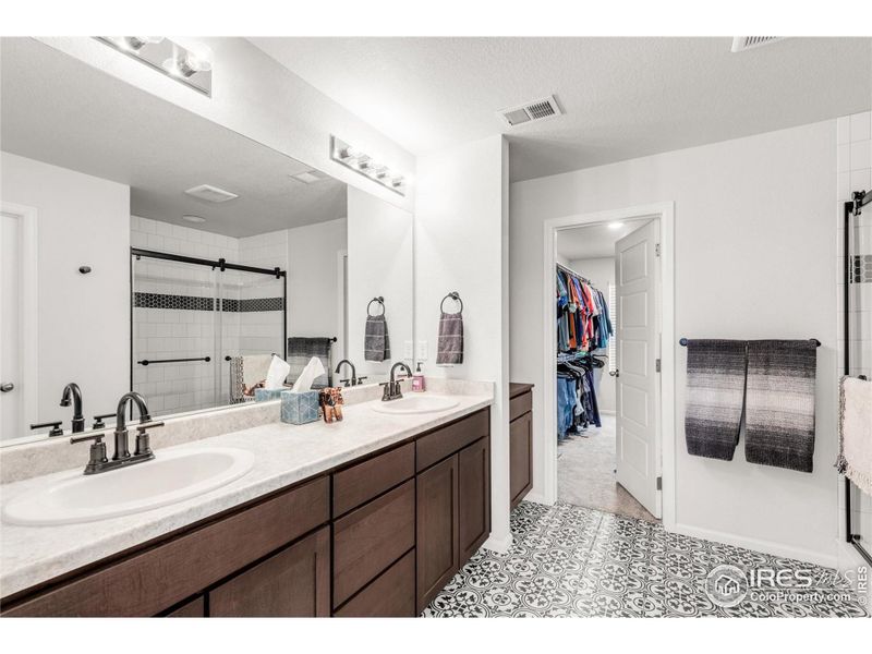 Primary Bath & Walk-In Closet