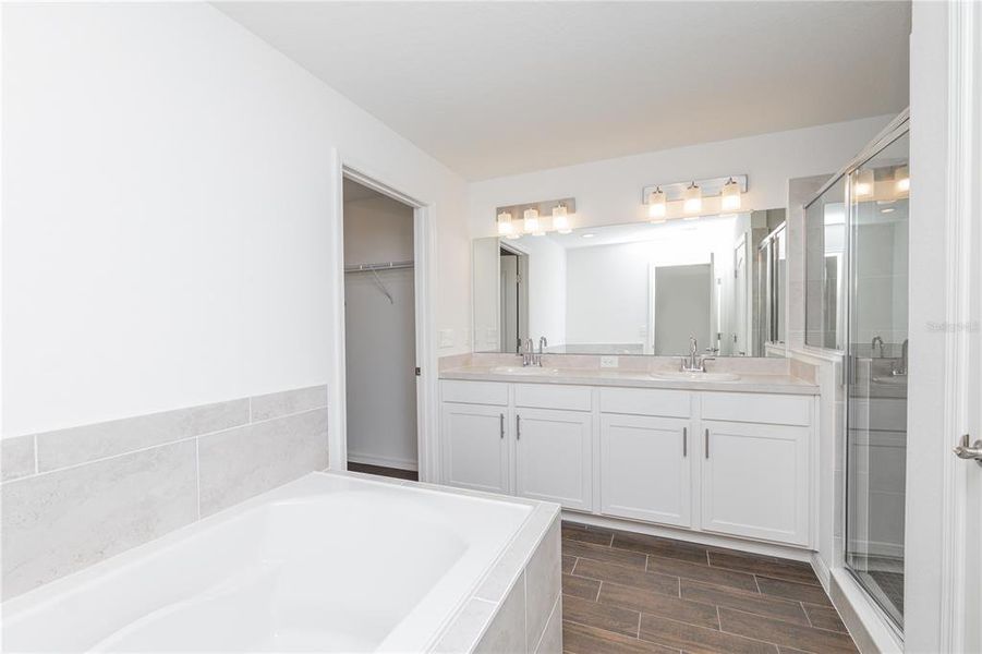Furnished interior view inside a new home in Thompson Preserve, Bartow (Image 6). Furnished interior view inside a new home in Thompson Preserve, Bartow (Image 6).