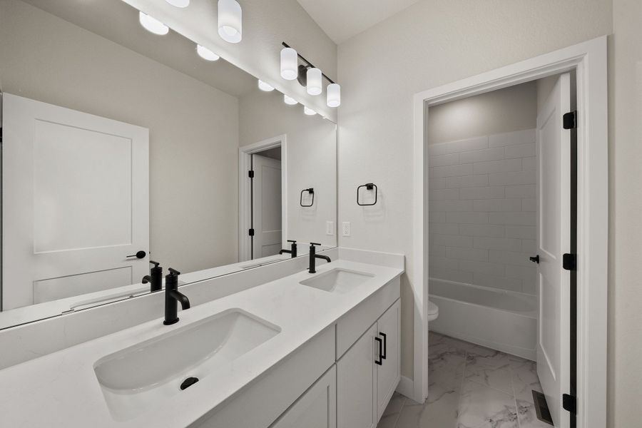Furnished interior view inside a new home in Trumark Homes at Sterling Ranch, Littleton (Image 12).