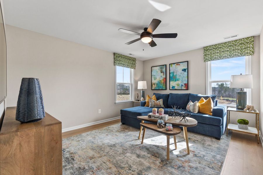 Furnished interior view inside a new home in The Coves on Lake Wylie, Charlotte (Image 15).