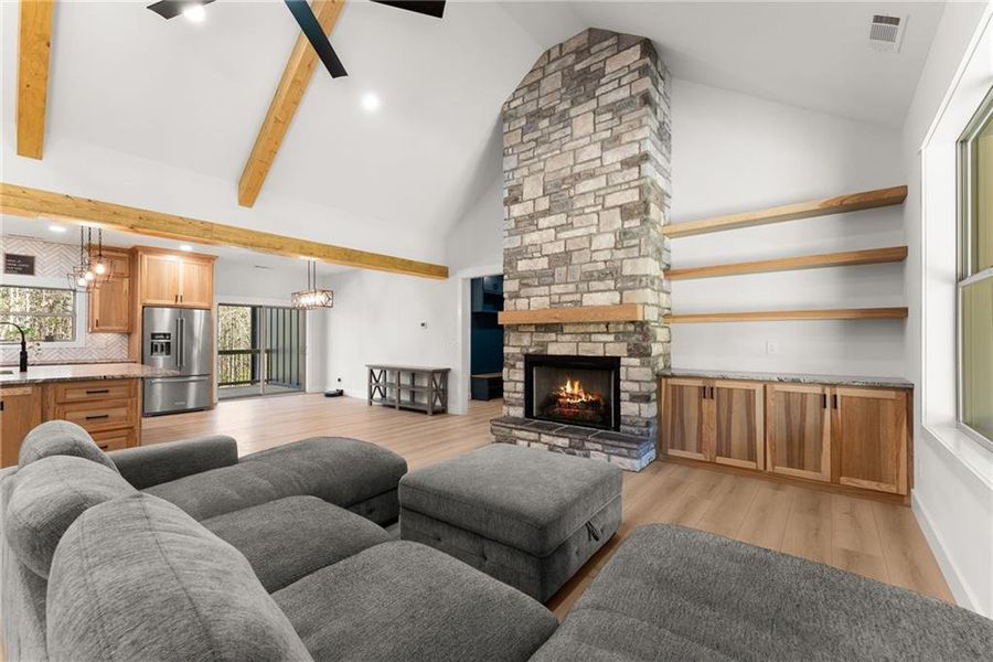 Furnished interior view inside a new home in , Sautee Nacoochee (Image 14). Furnished interior view inside a new home in , Sautee Nacoochee (Image 14).