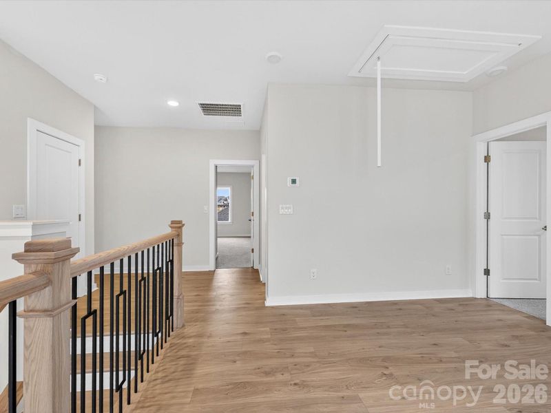 Spacious, unfurnished interior of a new home in North Creek Village, Huntersville (Image 34). Spacious, unfurnished interior of a new home in North Creek Village, Huntersville (Image 34).