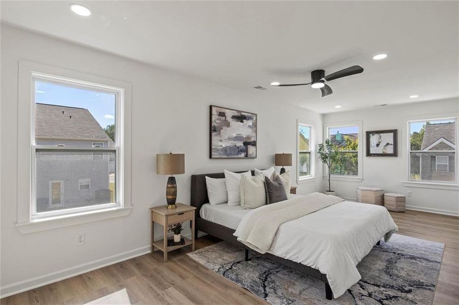 Furnished interior view inside a new home in , Fairburn (Image 12). Furnished interior view inside a new home in , Fairburn (Image 12).