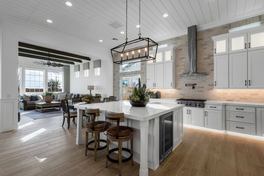 Representative furnished interior of a home built from the Residence Twelve by Blandford Homes in Earnhardt Ranch, Chandler (Image 33).
