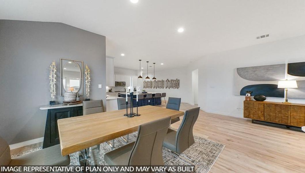 Furnished interior view inside a new home in Mill Creek Estates, Magnolia (Image 4).