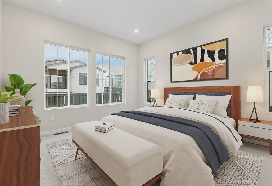 Homesite 71 Primary Bedroom - Virtually Staged - 5 of 8