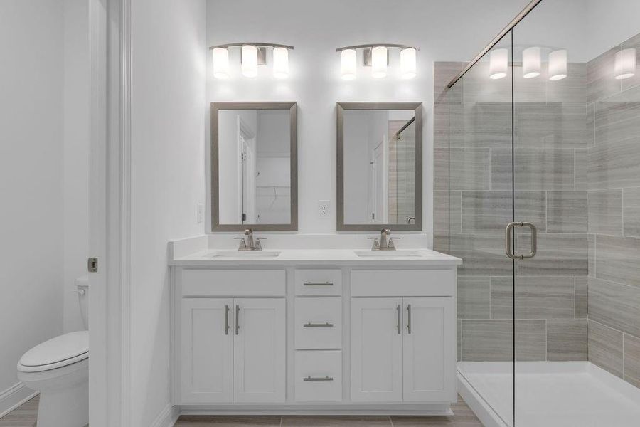 Furnished interior view inside a new home in Maddox Landing, Hoschton (Image 10).