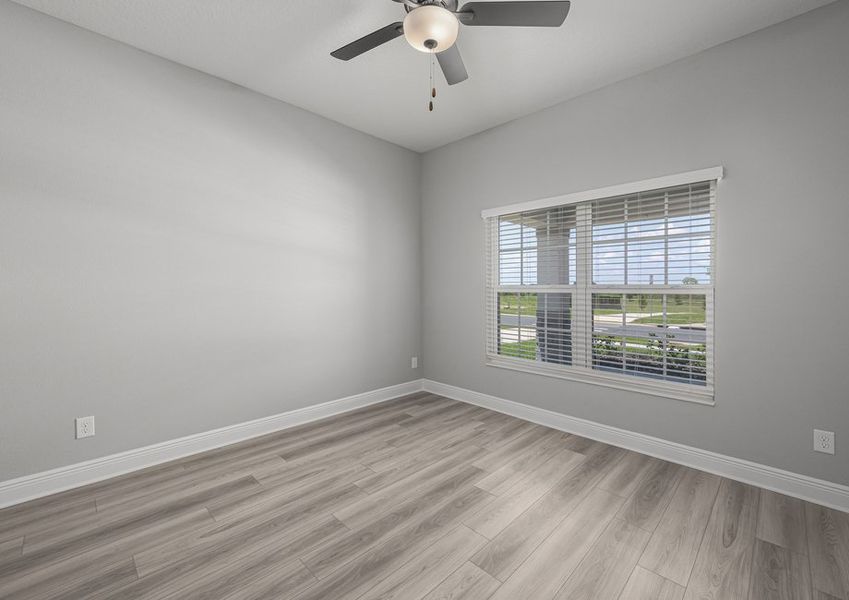 The flex room is a perfect space for an office!