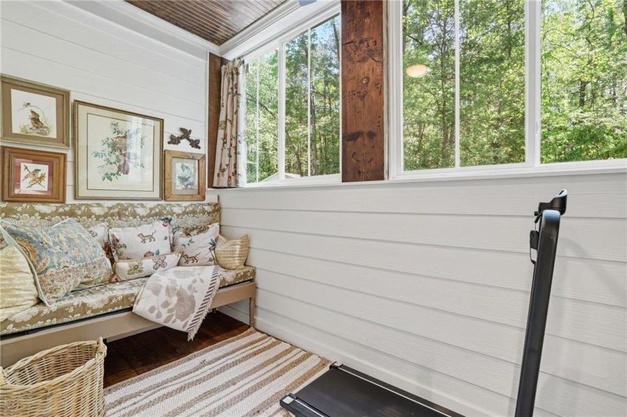 Exterior details and patio area of a home in , Canton (Image 24).