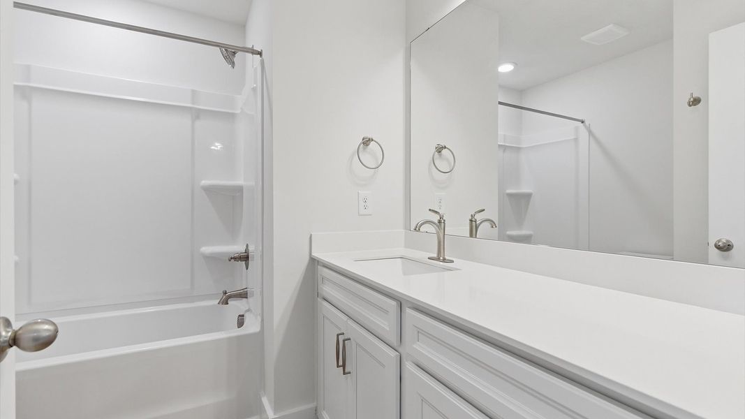 Furnished interior view inside a new home in Gresham Station, Simpsonville (Image 26).