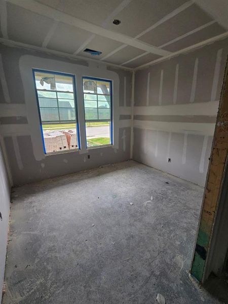 In-progress construction of a new home in Morningstar, Aledo, TX (Image 17).