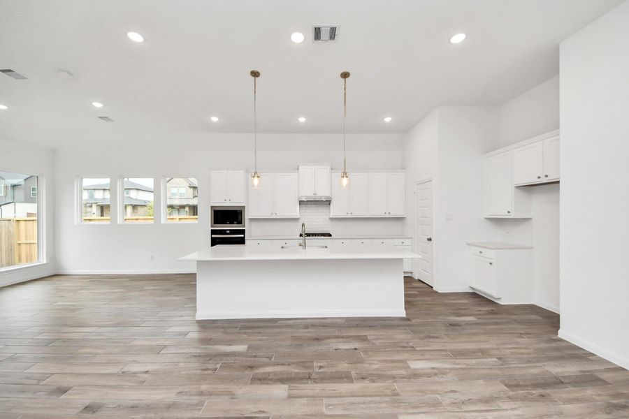 Furnished interior view inside a new home in 50' Traditional Homes at Elyson, Katy (Image 12). Furnished interior view inside a new home in 50' Traditional Homes at Elyson, Katy (Image 12).