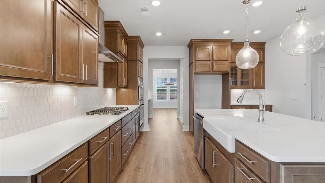Furnished interior view inside a new home in Kayfield at Midway, Anderson (Image 11).