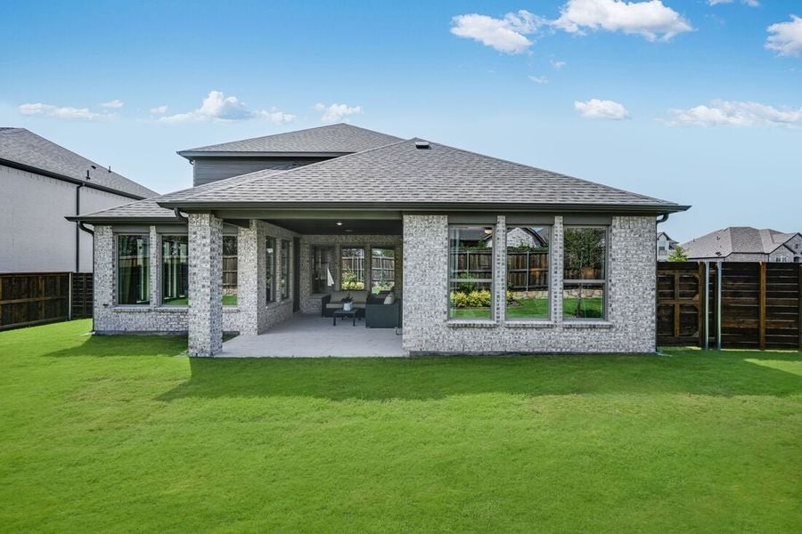 Representative exterior details of a home built from the Citron by Taylor Morrison in The Ranch at Uptown Celina, Celina (Image 4).