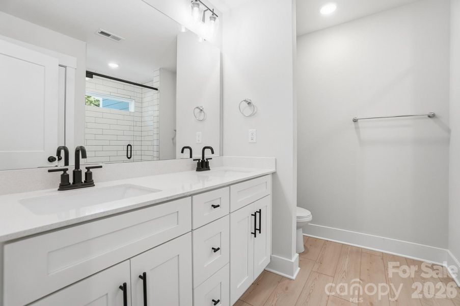 Furnished interior view inside a new home in Blythe Mill Townhomes, Waxhaw (Image 14).