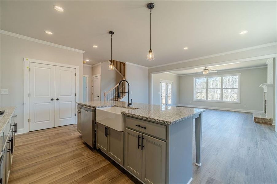 Furnished interior view inside a new home in , Covington (Image 5).