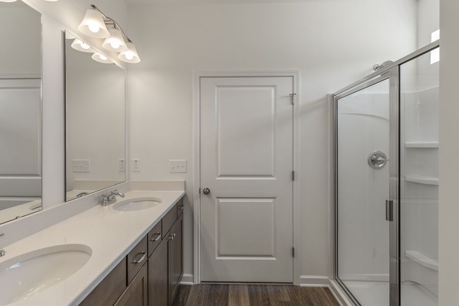 Furnished interior view inside a new home in The Exchange, Vass (Image 10).