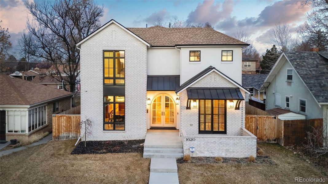 Front exterior of a new home in , Denver, CO, highlighting curb appeal (Image 22). Front exterior of a new home in , Denver, CO, highlighting curb appeal (Image 22).
