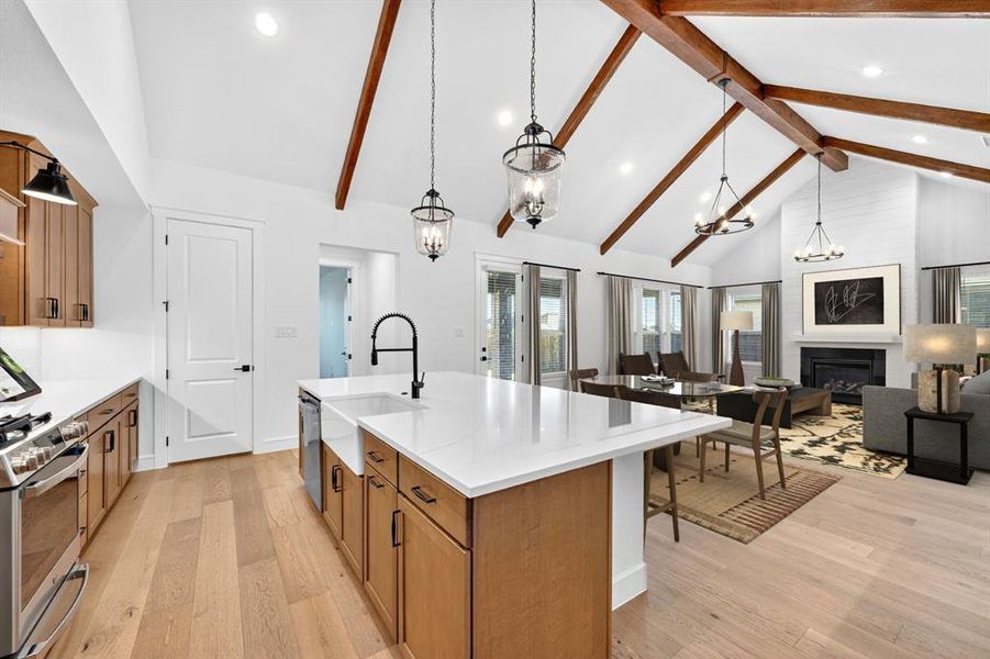 Furnished interior view inside a new home in Wellington, Haslet (Image 32). Furnished interior view inside a new home in Wellington, Haslet (Image 32).