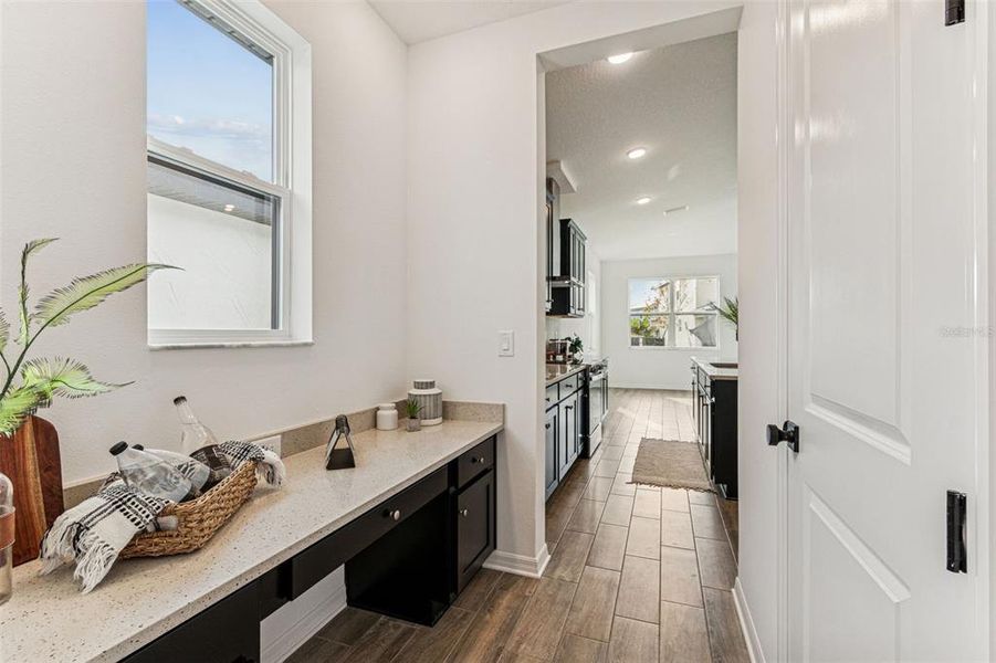 Furnished interior view inside a new home in Isles at Bayview, Parrish (Image 10). Furnished interior view inside a new home in Isles at Bayview, Parrish (Image 10).