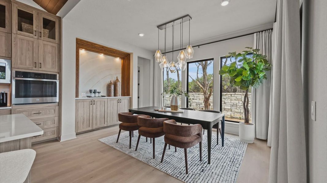 Representative furnished interior of a home built from the Drios by Chesmar Homes in 6 Creeks, Kyle (Image 10). Representative furnished interior of a home built from the Drios by Chesmar Homes in 6 Creeks, Kyle (Image 10).