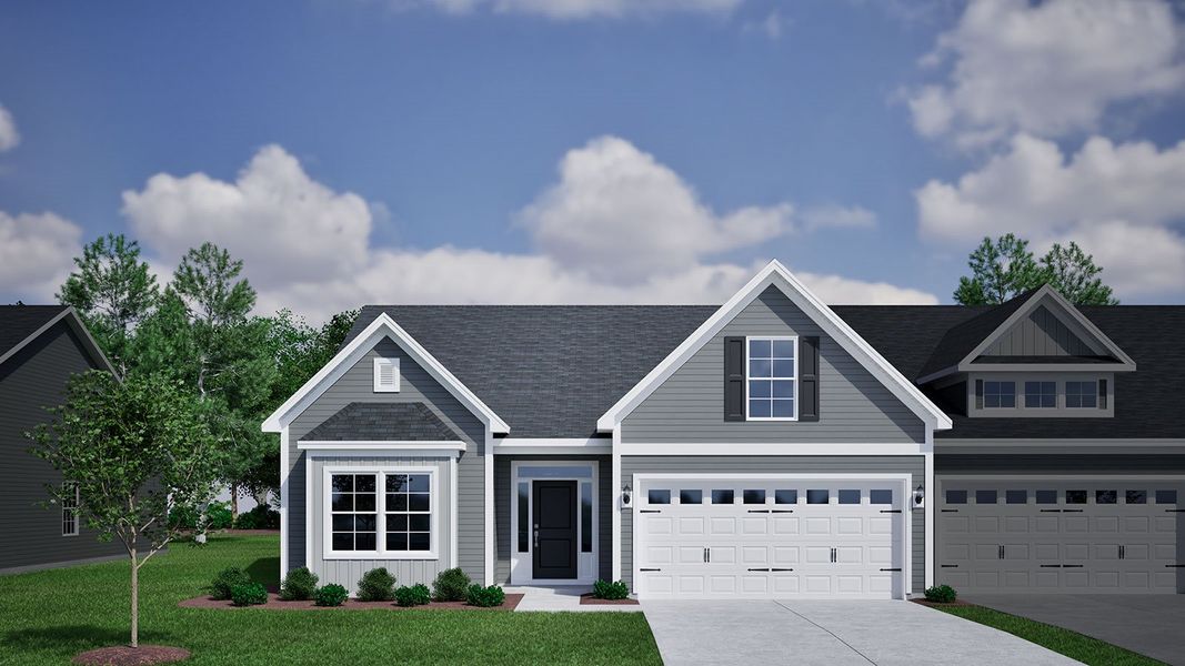 Representative exterior photo of a completed home built from the Lander - Vanguard Collection by Mungo Homes in Fieldstone, Lexington, NC (Image 5). Representative exterior photo of a completed home built from the Lander - Vanguard Collection by Mungo Homes in Fieldstone, Lexington, NC (Image 5).