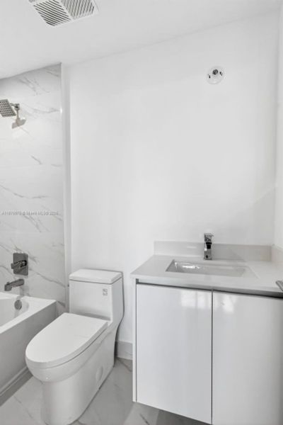 Furnished interior view inside a new home in , Miami (Image 26).