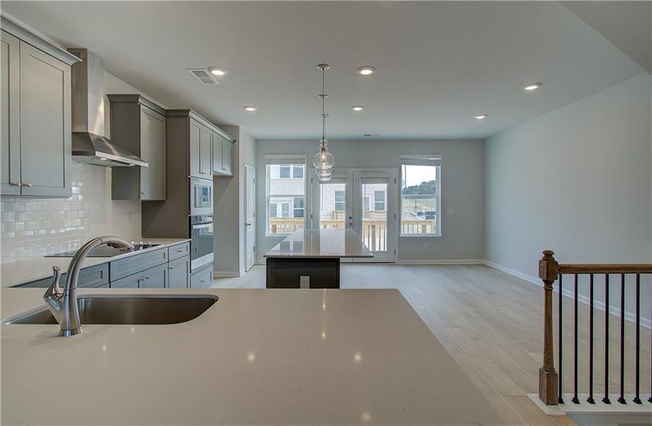 Furnished interior view inside a new home in Daybreak, Newnan (Image 4).