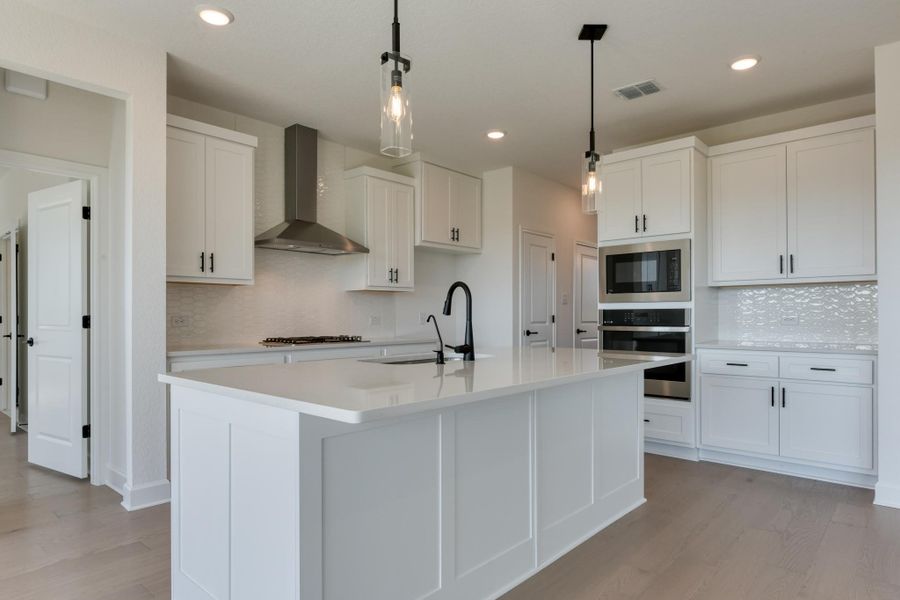 Representative furnished interior of a home built from the Nathaniel by Ashton Woods in Megan's Landing 70's, Castroville (Image 4).